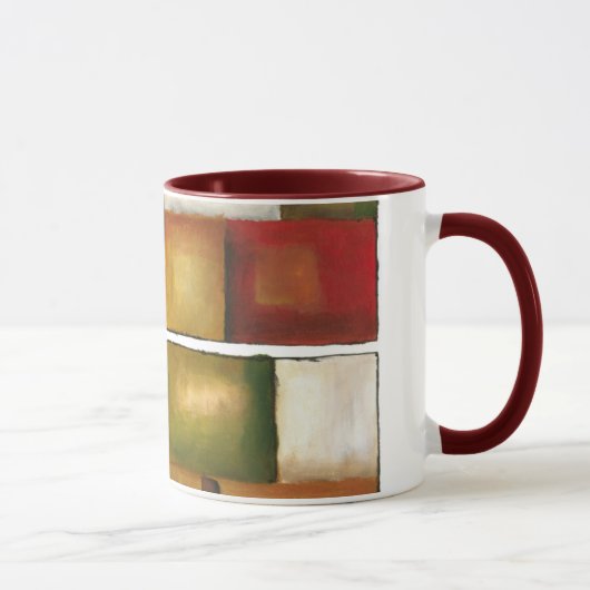 Mug Peinture à quatre panneaux par Jennifer Goldberger (Droite)