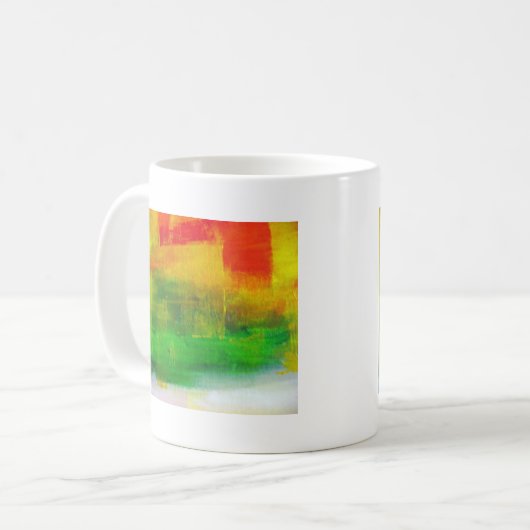 Mug Peinture Abstraite (Devant gauche)