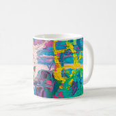 Mug Peinture Abstraite (Devant droit)