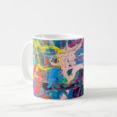 Mug Peinture Abstraite (Devant gauche)