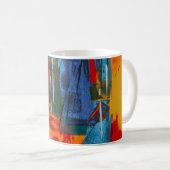 Mug Peinture Abstraite (Devant droit)