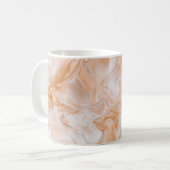 MUG PEINTURE ABSTRAITE BLANCHE ET BLEUE (Devant gauche)