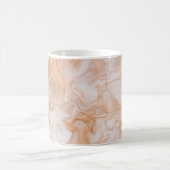 MUG PEINTURE ABSTRAITE BLANCHE ET BLEUE (Centre)