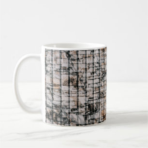 Mug Peinture abstraite blanche et noire