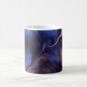 MUG PEINTURE ABSTRAITE BLEUE ET BLANCHE (Centre)