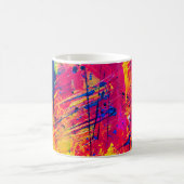 Mug Peinture Abstraite brillante colorée (Centre)