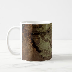 Mug Peinture abstraite Brown et noire