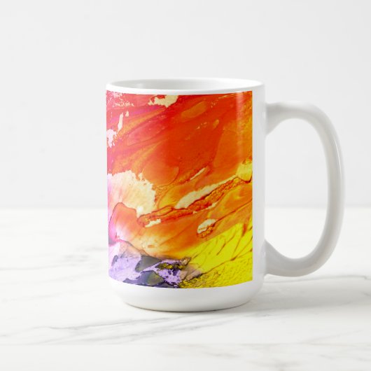 Mug Peinture Abstraite colorée (Droite)
