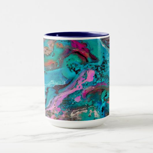Mug Peinture Abstraite colorée (Centre)