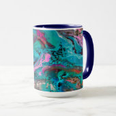Mug Peinture Abstraite colorée (Devant droit)