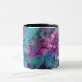 Mug Peinture abstraite cosmique à l'aquarelle encre (Centre)