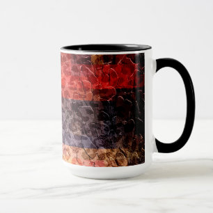Mug Peinture Abstraite Coucher de soleil infini