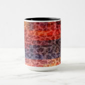 Mug Peinture Abstraite Coucher de soleil infini (Centre)