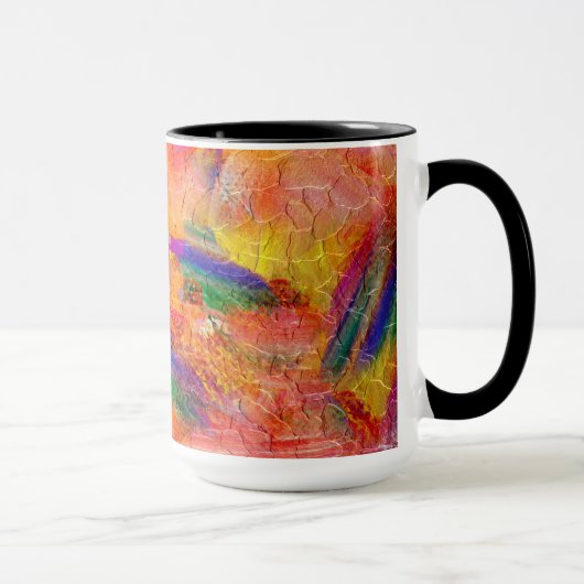 Mug Peinture Abstraite Coucher de soleil infini #2 (Droite)