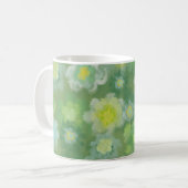 Mug Peinture Abstraite d'aquarelle salée florale (Devant gauche)