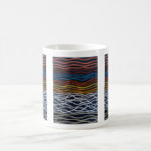 Mug Peinture Abstraite de Front de Mer par Alfred Fox (Centre)