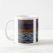 Mug Peinture Abstraite de Front de Mer par Alfred Fox (Gauche)