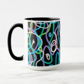 Mug Peinture Abstraite de néon (Gauche)