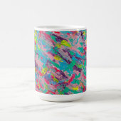 Mug Peinture Abstraite esthétique arc-en-ciel (Centre)
