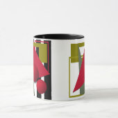 Mug Peinture Abstraite, formes géométriques (Centre)