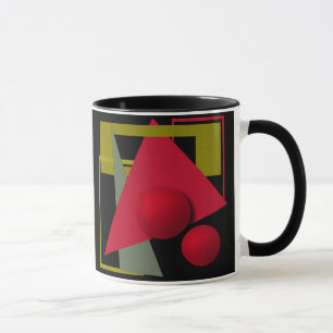 Mug Peinture abstraite, formes géométriques