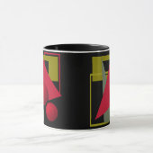 Mug Peinture abstraite, formes géométriques (Centre)