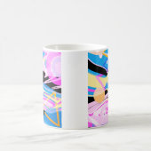 Mug Peinture Abstraite géométrique à trois dimensions (Centre)