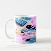 Mug Peinture Abstraite géométrique à trois dimensions (Gauche)