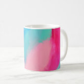 Mug Peinture abstraite multicolore (Devant droit)