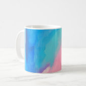 Mug Peinture abstraite multicolore (Devant gauche)