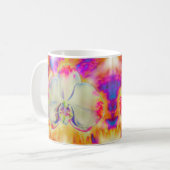 Mug Peinture abstraite romantique à l'aquarelle d'orch (Devant gauche)