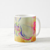 Mug Peinture abstraite romantique à l'aquarelle d'orch (Devant droit)