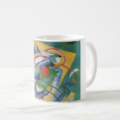 Mug Peinture Abstraite rouge ovale Kandinsky (Devant droit)