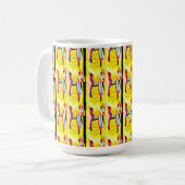 Mug peinture Abstraite traditionnelle (Devant gauche)
