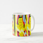 Mug peinture Abstraite traditionnelle (Devant droit)