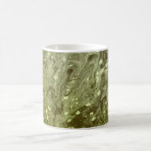 Mug Peinture abstraite verte (Centre)