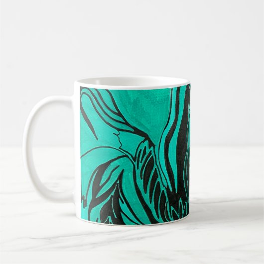 Mug Peinture acrylique (Gauche)