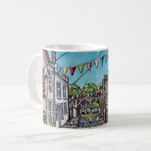 Mug Peinture acrylique originale British Bunting (Devant gauche)