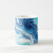 Mug Peinture acrylique, tons abstraits (Centre)