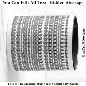 Mug Peinture Addict Message caché Amusante nouveauté 1