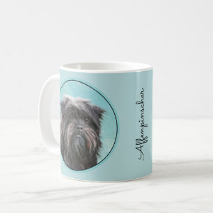 Mug Peinture Affenpinscher - Joli art original chien