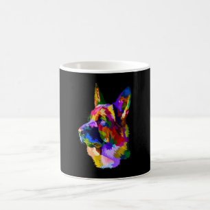 Mug Peinture Allemand Shepherd Painting Art Pet Dog Ma