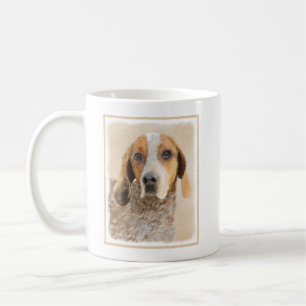 Mug Peinture américaine anglaise sur pilon - Chien Art