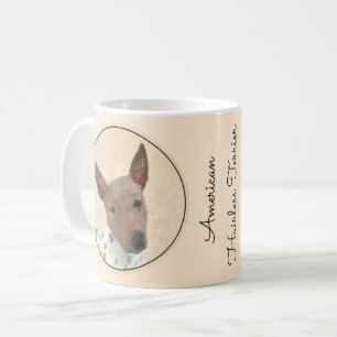 Mug Peinture américaine sans poil Terrier - Chien Art