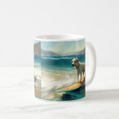Mug Peinture Anatolie Shepherd Beach Surf (Devant droit)