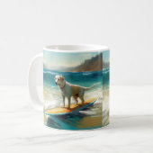 Mug Peinture Anatolie Shepherd Beach Surf (Devant gauche)