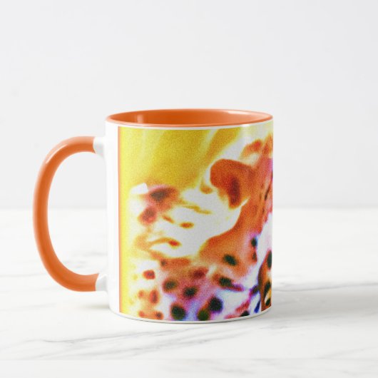 Mug Peinture animale puissante de Cheetah. Commandez d (Gauche)