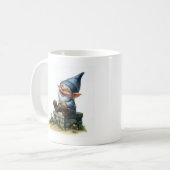 Mug Peinture aquarelle d'un joli Gnome (Devant gauche)
