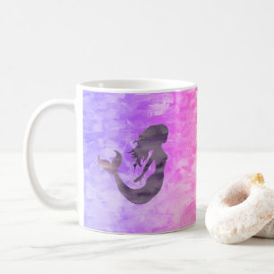 Mug Peinture Arc-en-ciel Mermaid Ombre