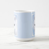 Mug Peinture Arctic Fox - Art original de la faune (Centre)